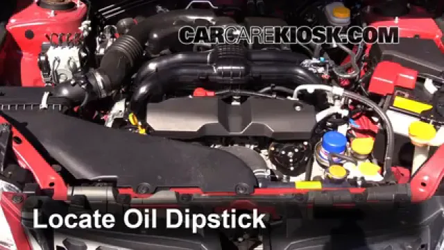 2014 Subaru Forester 2.5i Premium 2.5L 4 Cyl. Wagon (4 Door) Oil Check Oil Level